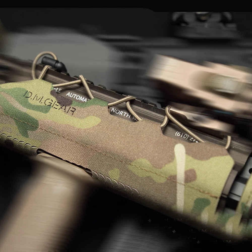 DMGear Tactical Gun Rail Cover Rail Wrap Heavy Heat Shield Gear Wrap Hand Protective Fit Quad/ One Rails 500D Nylon