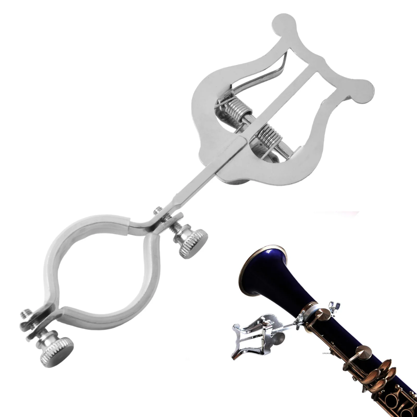 Music Clip Stand Instrument Holde Music Holder Clip For Concert Trumpet Adjustable for versatile Music Holder Clip for durable