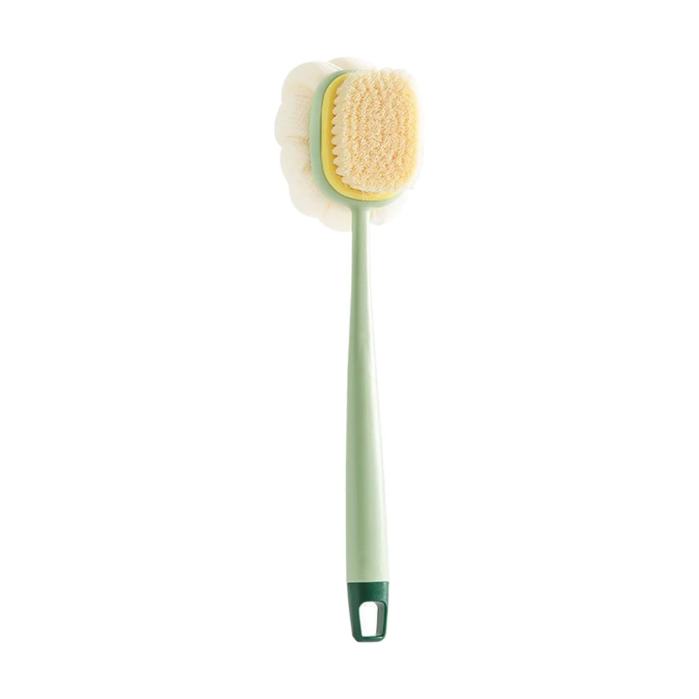 1 PC Loofah Back Scrubber ยาวแปรงตาข่ายนุ่มฟองน้ําสําหรับกลับ Scrubber Skin Exfoliating Bath นวด