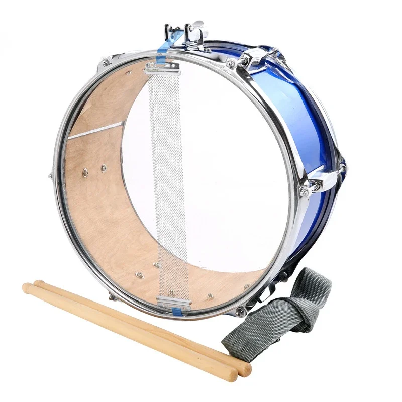 percussion instrument big drum set 12 inch blue snare drum