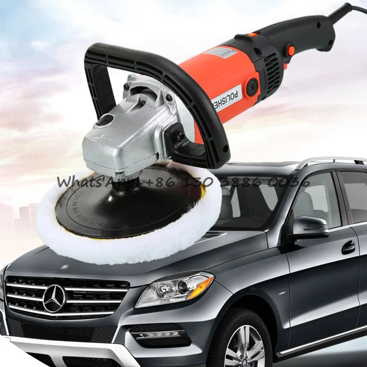 220V/110V Professional 1400W 8 Speed Mini Rotary Sander Surface Polisher Handle Electric Car Polishing Machine for Automotive