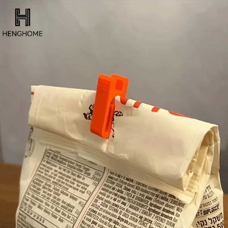 1pcs New Reusable Snack Bag Clips Colorful Snack Bag Clips Portable Multifunctional Food Sealing Clips
