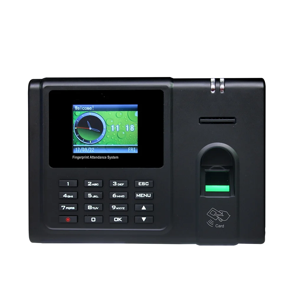 Cloud Software WiFi 4G SIM Biometric Time Clock Wireless Fingerprint Time Attendance Machine Backup Battery 3000 User Capacity