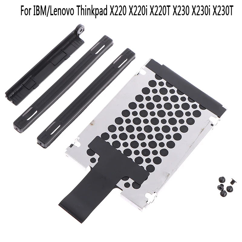 1Set Festplatte HDD Caddy Fall Schienen + Schraube für Thinkpad X220 X220i X220T X230 X230i 14*7cm