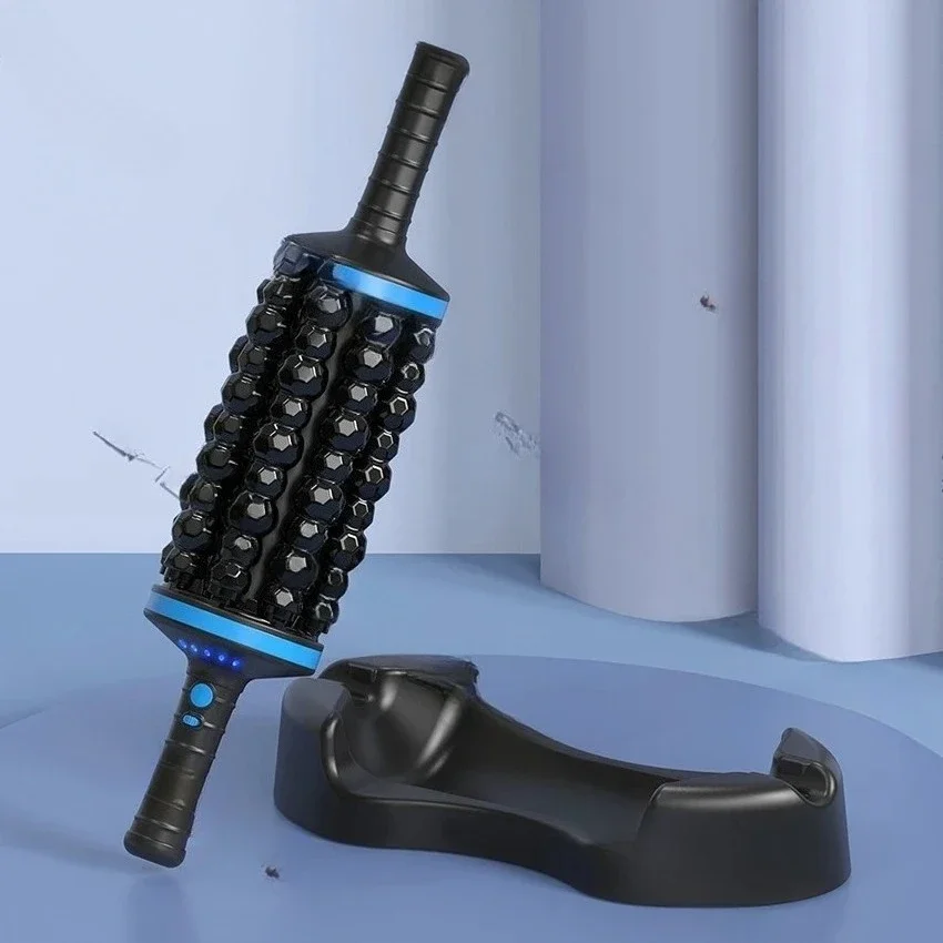 Customizable Cordless Roller Body Massager Muscle Fascia Relaxation Vibrators Home Fitness Exercise Abdominal