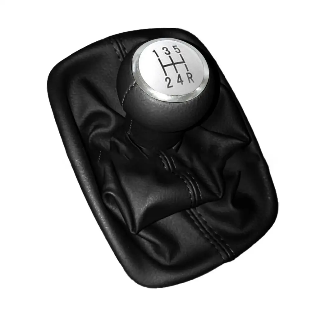 For A6 C5  For A4 For B5 A8 D2 5/6 Speed Car Gear Shift Knob Lever Gaiter Boot Cover Replace Car Accessories