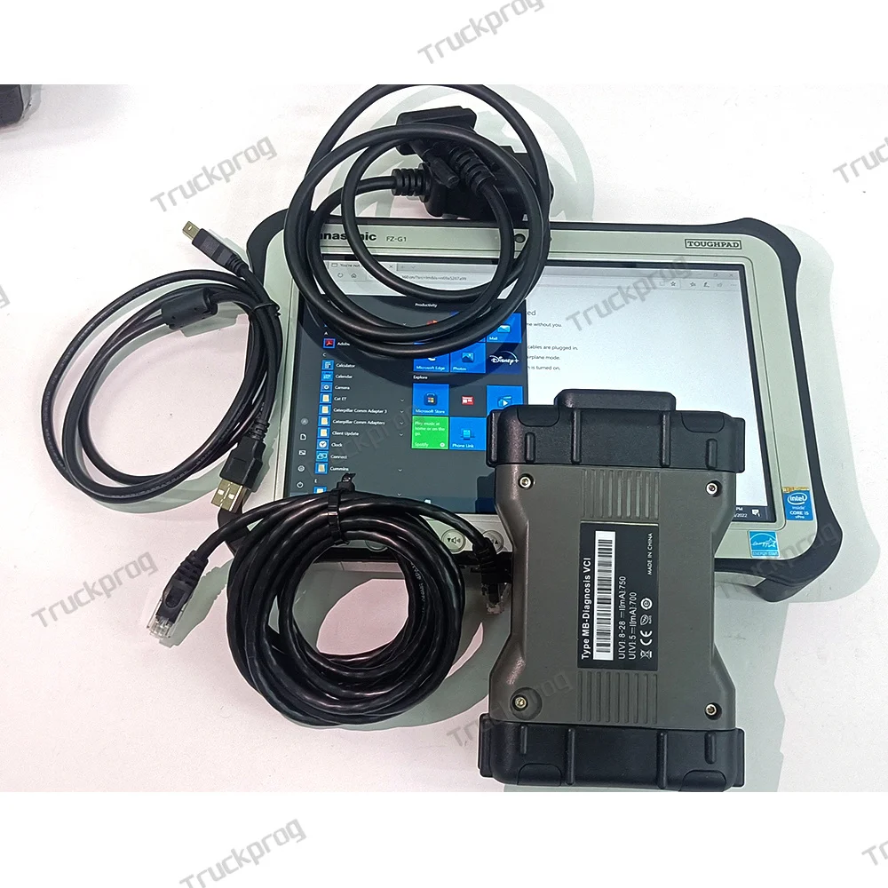 MB star C4 C5 C6 FOR Panasonic FZ-G1 tablet installed software 4g 8g SD Connect Compact 4 scanner Multiplexer`