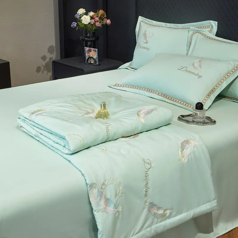 pure-cotton-embroidered-summer-cooling-air-conditioner-quilt-lightweight-machine-washable-three-piece-set-luxury-cool-feeling