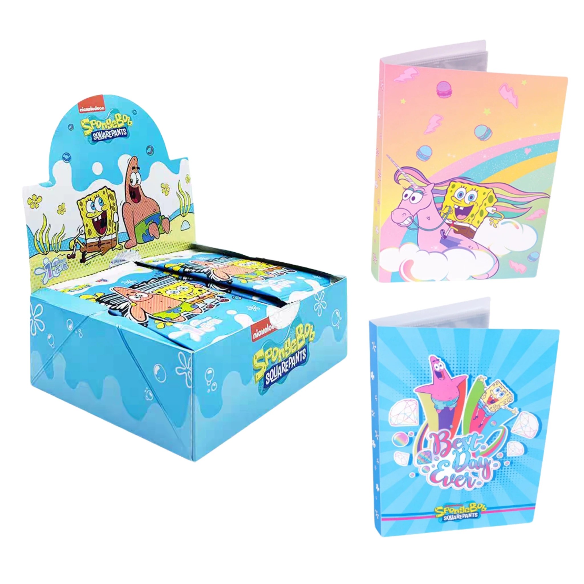 KABAO Anime SpongeBob SquarePants Patrick Star Card Collection Trading Cards Cartoon Funny Collection Cards Toy For Kids Gift ￼