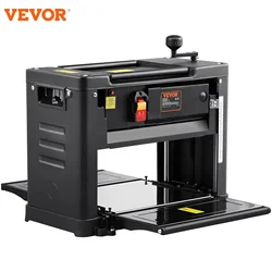VEVOR Thickness Planer 13inch Benchtop Planer with Two-Blade 15-Amp 1800W Powerful Motor Low Noise for DIY Woodworking Planing