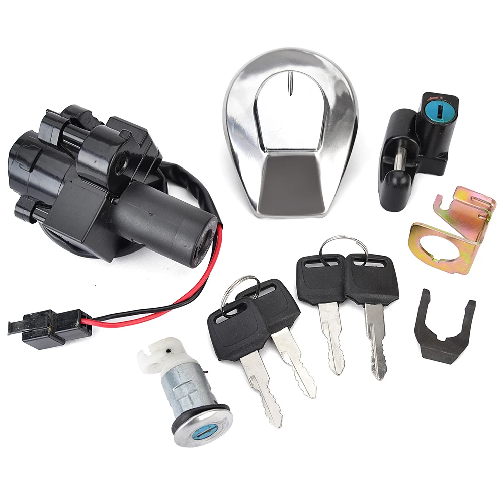 35010-MW3-830 Ignition Switch Fuel Gas Cap Seat Lock Keys For Honda CB750 Nighthawk 1991-2003