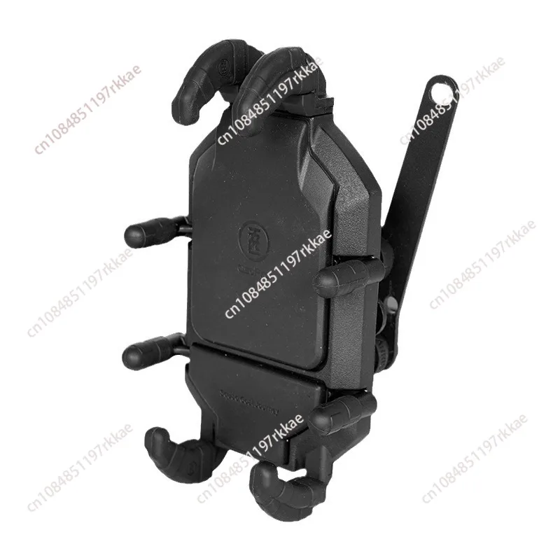 For CFMOTO 250SR 450SR Handlebar Mobile Phone GPS Stand Holder Motorcycle phone seat with shock absorber smartphone 2023