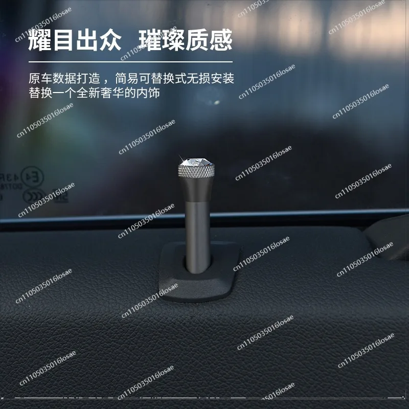 For BMW All Series Crystal Door Cap Bolt Cover Door Lock Button, Modified