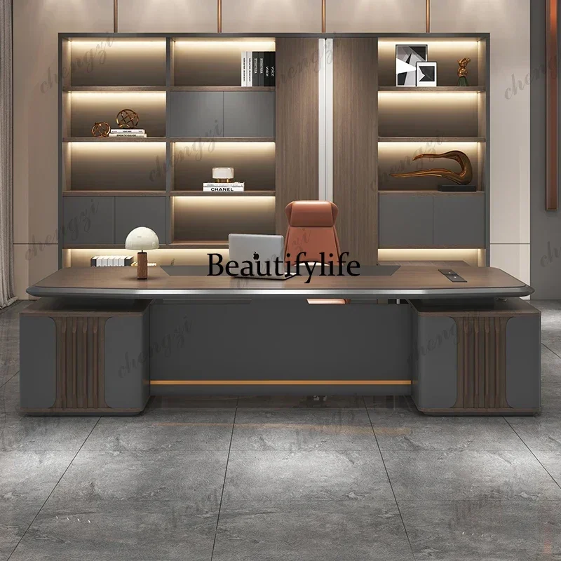 Y136 Y136 Fashion Nordic Luxury With Drawers Executive Office Computer Desks With Storage Computer Desks Lshape Modern Office Fu