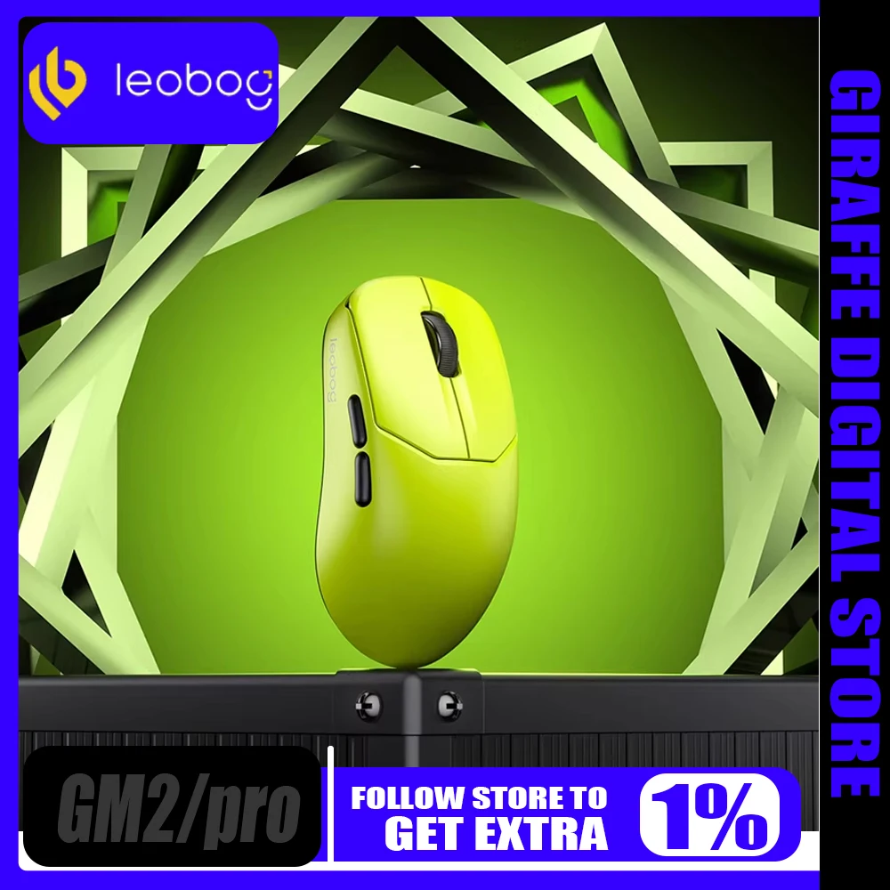 

LEOBOG GM2/pro Wireless Mouse 10000DPI/24000DPI Three-mode Wired Bluetooth Office E-sports Game FPS Playing Tiles Lol Dedicated