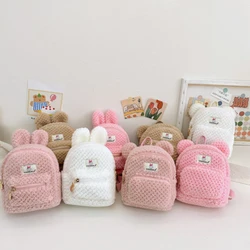 Kids Backpack Boy Cute Backpack Plush Bunny Bag Mother Kids Bags for Girl School Bags Cute Cartoon Backpacks Toddler Backpack