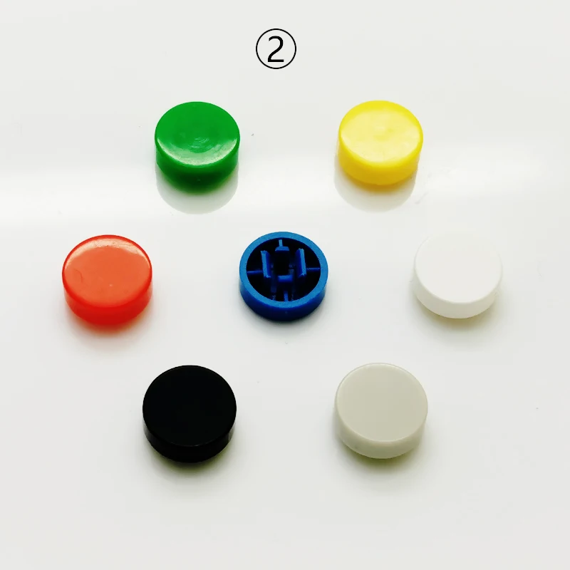 10Sets Momentary Tactile Button 4PIN SMT/DIP 12X12mm H=9.8/9/16.8mm With Cap Tact switch Push Button Switch Micro Key Button