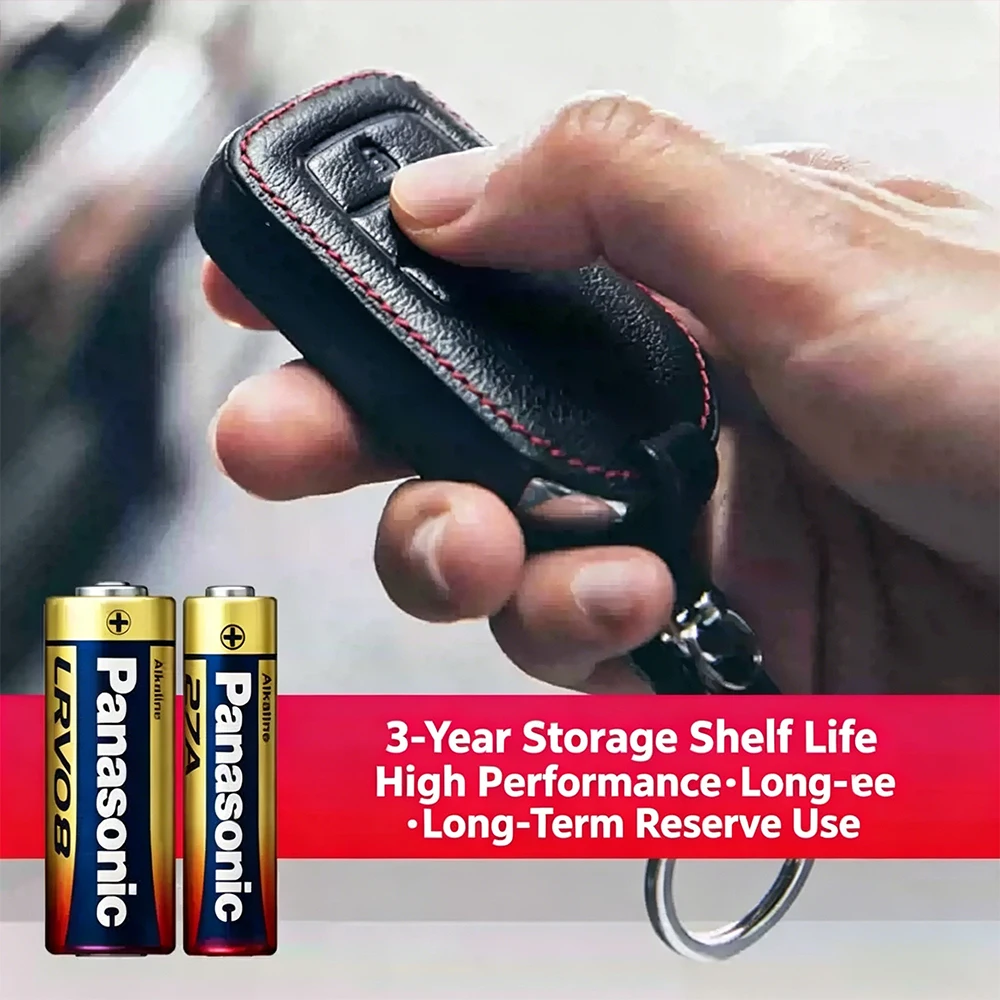 Panasonic 27A 12V Alkaline Battery A23 A27 23GA A23S E23A MN21 V23GA GP23A LRV08 L1028 Long Lasting Leakproof Battery For Do