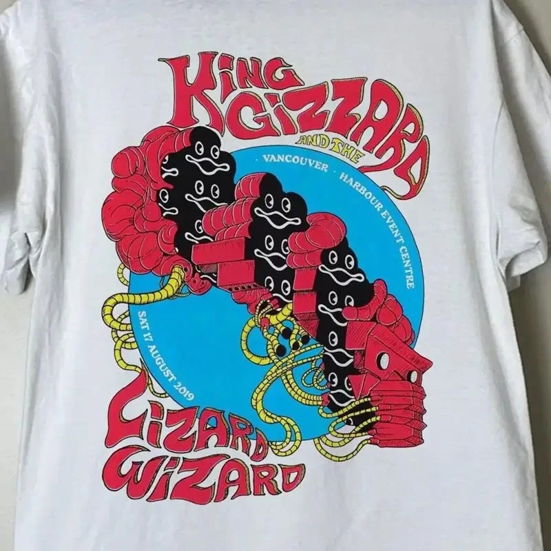Kglw Harbour Event Centre Vancouver Vintage T Shirt King Gizzard And The Lizard