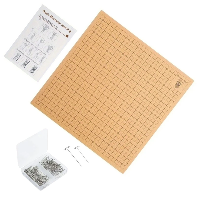 

Reusable Braiding Mat Weaving Board Lightweight Crafting Mat for String Crafts