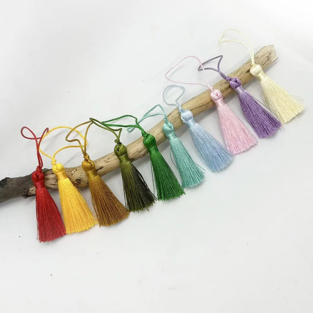 10pcs Tassel Key Tassels DIY Bookmark Tassels for Crafts Accessories Jewelry Making