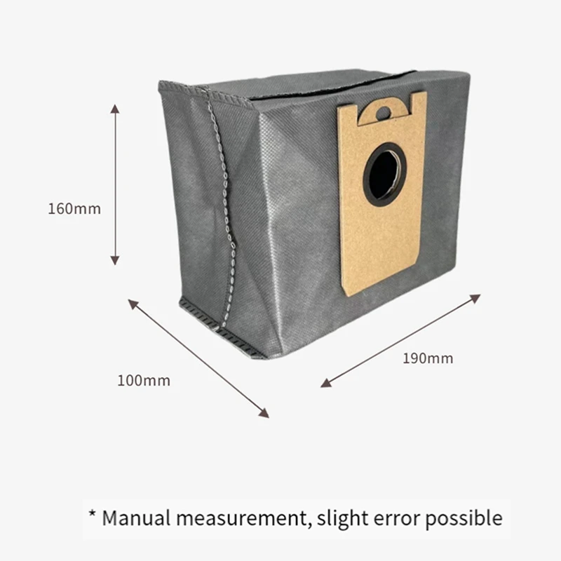 24 قطعة روبوت كنس لمحطة Eufy Robovac L35 Hybrid LR30 Hybrid LR20 التفريغ التلقائي، مع نسيج الكربون المنشط