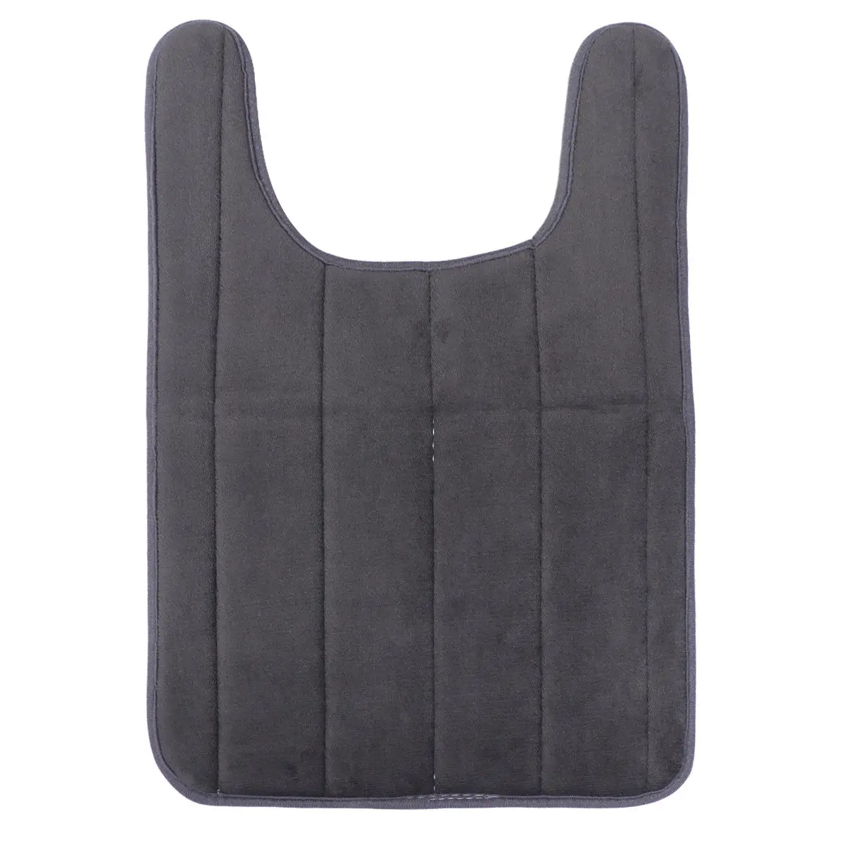 Memory Closestool Floor Mat Dark Grey Soft Anti-Slip Toilet Rug Bathroom Accessories Comfortable Toilet Rug Closestool Floor Mat