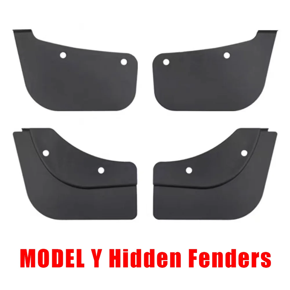 Mud Flaps for Tesla Model Y 2024 2023 - 2020 Splash Guards Matte Fender No Drilling Required Accessories Fit Model Y 5 Seater