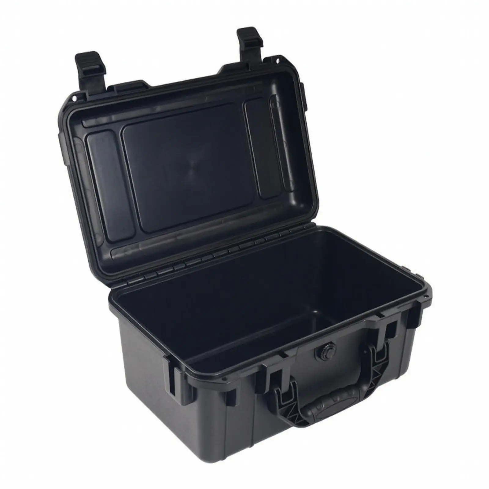 Equipment Case with Hinged Lid Compact Hard-Bodied Guard Case for Travel, Job Sites, Workshops