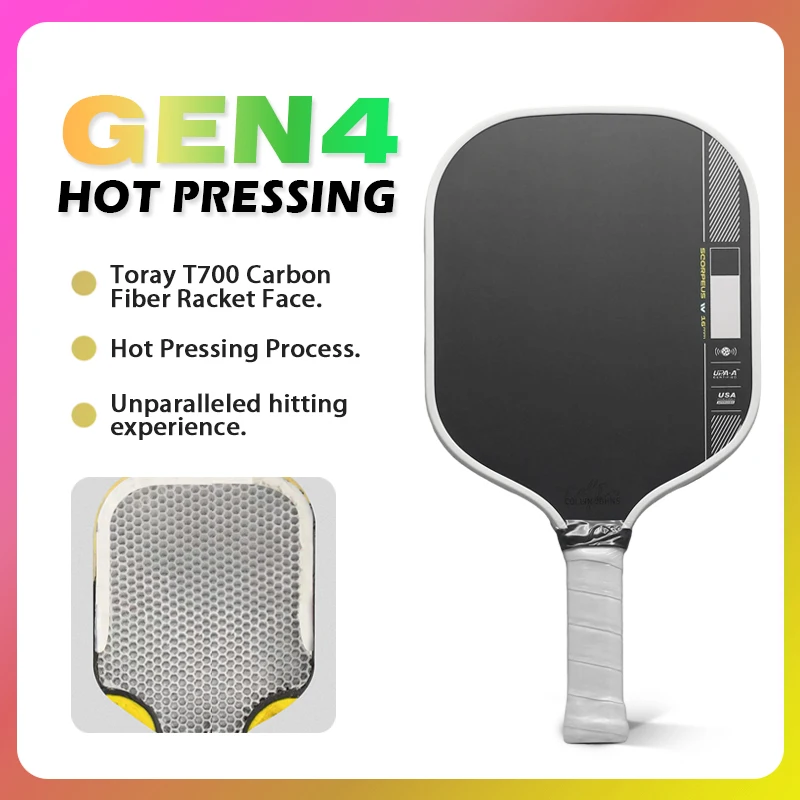 

Persesus Pro IV Pickleball Paddle Ben Johns GEN 4 TFP Foam Core T700 Carbon Fiber Pickleball Rackets Increases Spin & Power