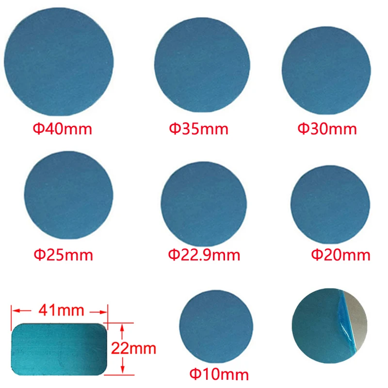 10pcs 10mm 15mm 20mm 25mm 30mm 35mm 40mm Metal Plate disk iron sheet for Magnet Mobile Phone Holder