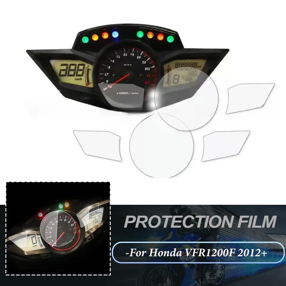 Motorcycle Instrument Dashboard Cluster Scratch Protection Film Screen Protector For Honda  VFR1200F VFR 1200F VFR1200 F 2012+