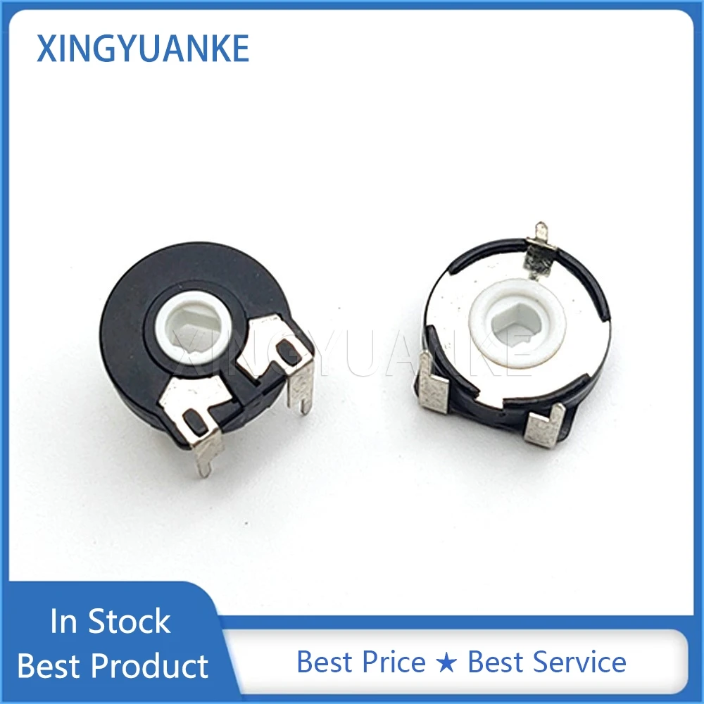 5PCS PT15-B2.5 ±10% Variable Widerstand PT15 B252 2,5K 2K5 Horizontale Elliptische Loch Einstellbare Potentiometer 3-Pin Durchmesser 15MM