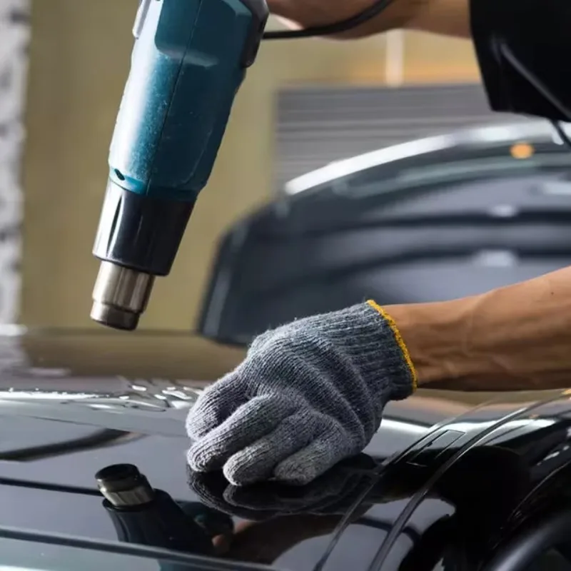 فيلم حماية طلاء السيارات من مادة TPU باللون الأسود Ppf Ppf أسود ذاتي الشفاء عالي اللمعان Ppf أسود #4