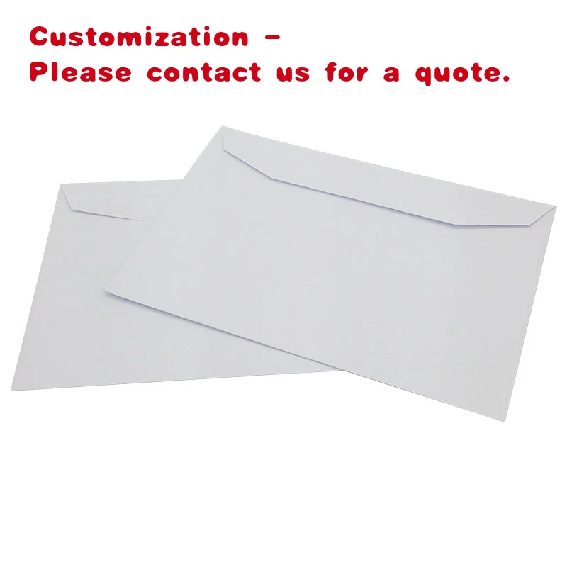 

custom.Paper Envelope Office or School Pocket Blank White Commercial Envelope
