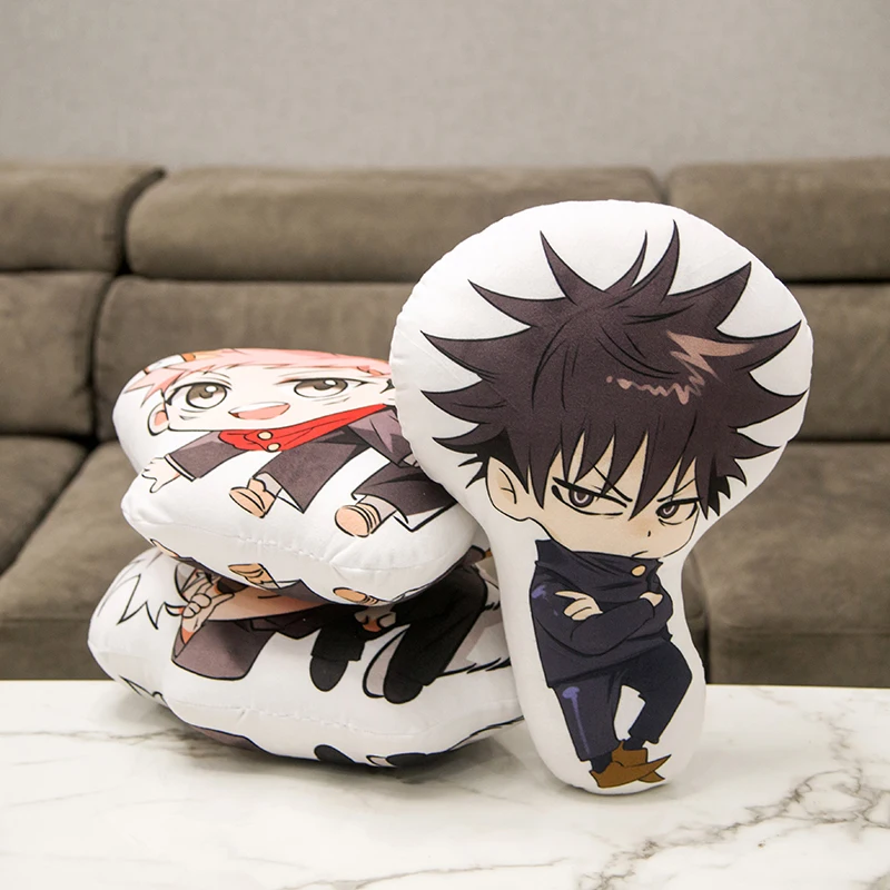 40cm Jujutsu Kaisen Anime Plush Toy Pillow Gojo Satoru Geto Suguru Inumaki Toge Plushies Figure Stuffed Doll Gifts For Child