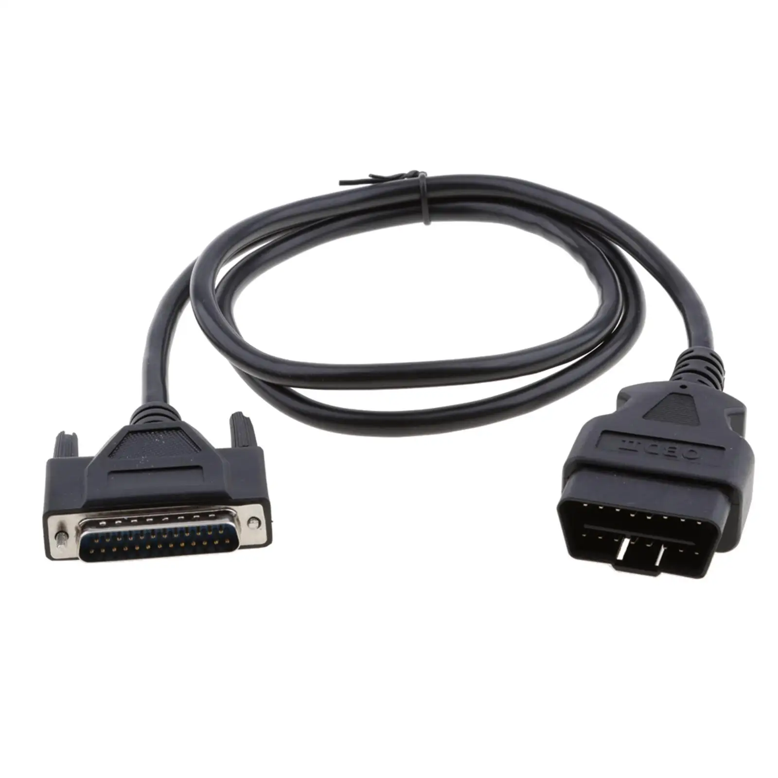 OBDII OBD2 16 Pin Male to DB 25-Pin Male Extension Extent Diagnostic Cable