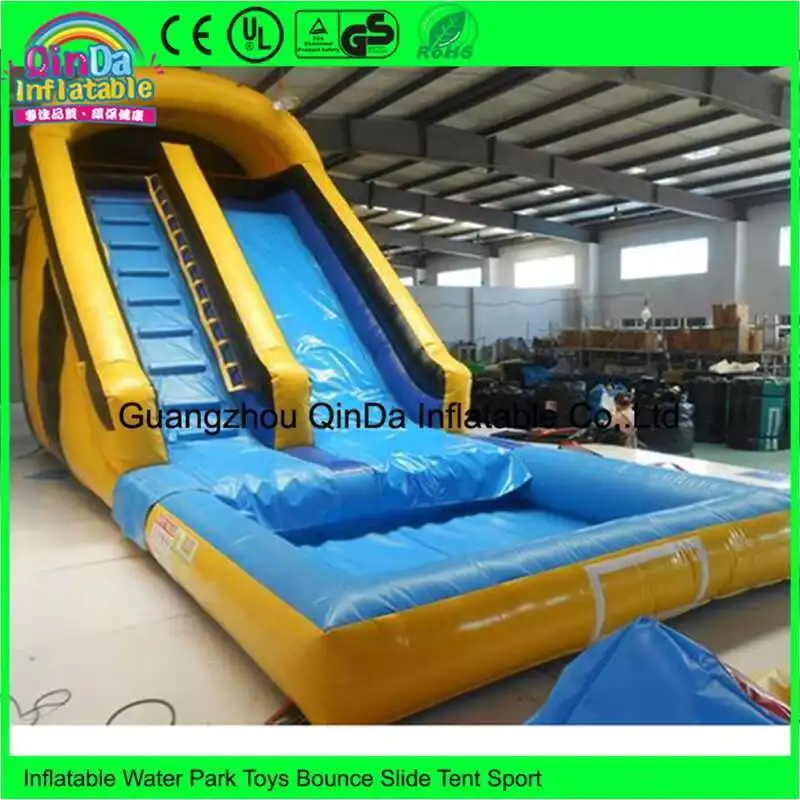 Factory Price Cheap Kids Inflatable Water Slide With Pool