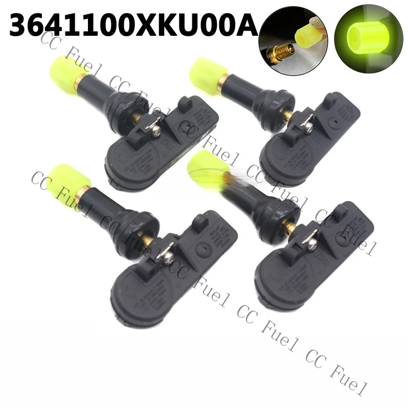 C+ 4PCS for Great Wall Haval H1 H2 H7 H8 H9 TPMS Tire Pressure Sensor 3641100XKU00A