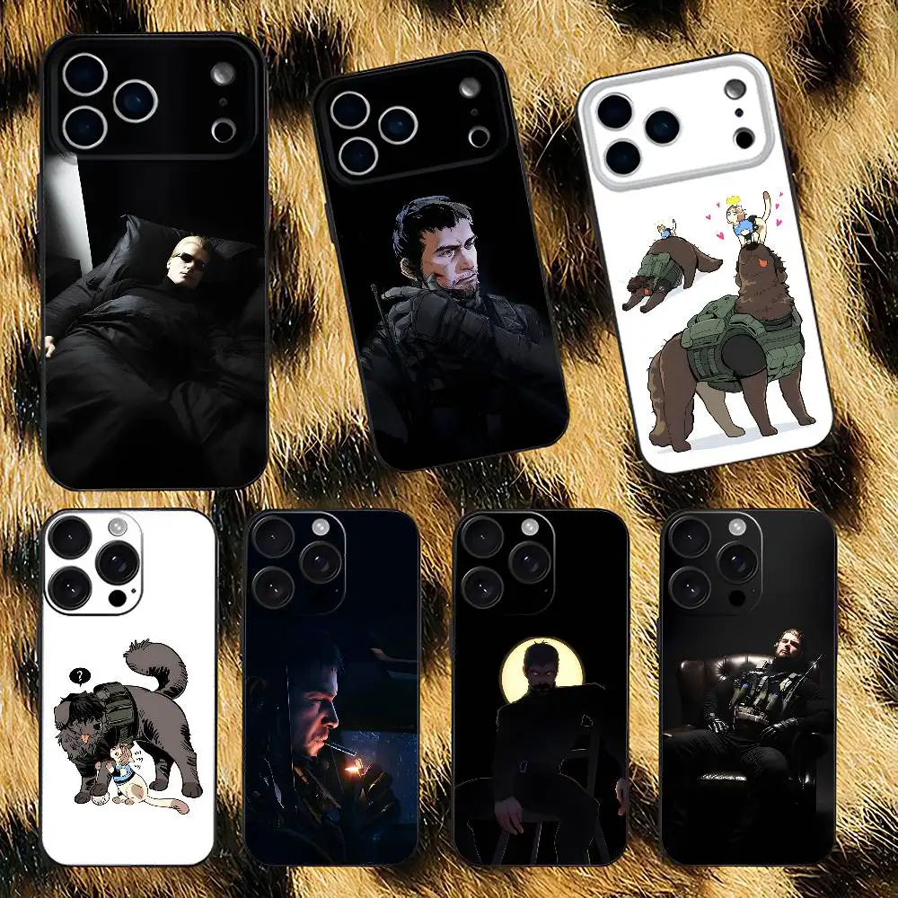 

Chris R-Redfield Phone Case For iPhone 17,16,15,14,13,12,11,Pro,Max,Plus,E,Air,Mini Protective Black Cover