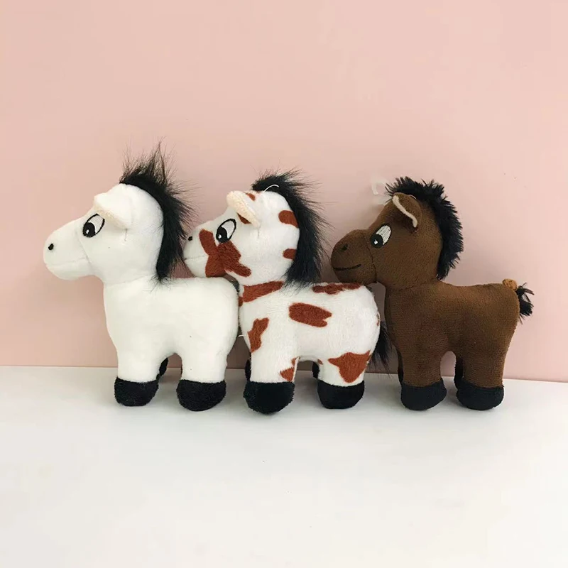 1Pcs Toy Plush Animal Kawaii Ornaments Bulk Toys Key Hanging Decor Pp Cotton Keychain