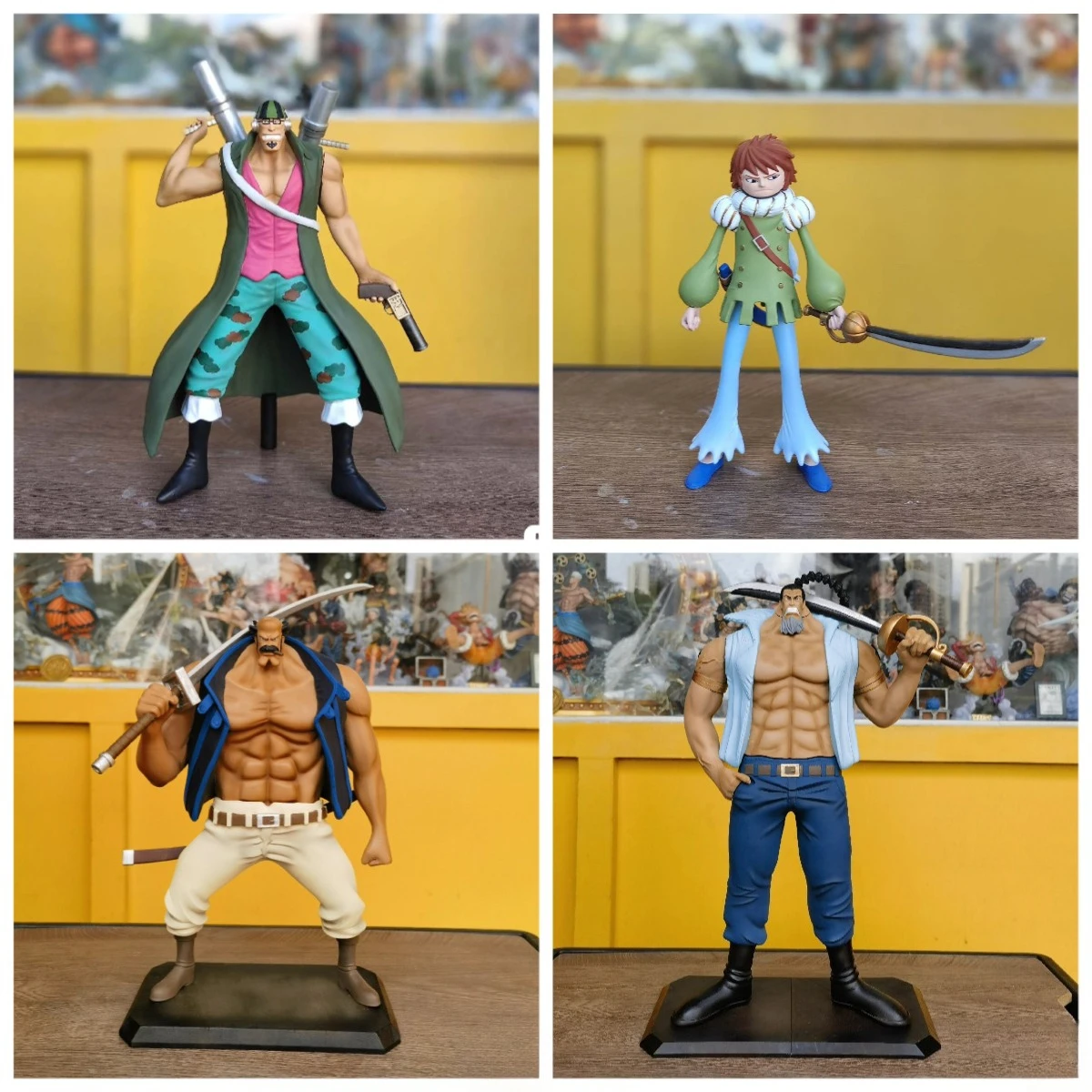 

3D-модель из смолы с 3D-печатью и росписью: Пираты Белоуса (One Piece)