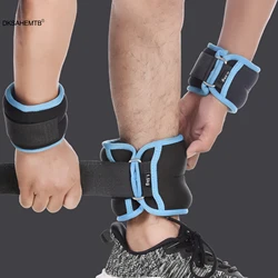 500g Adjustable Wrist Ankle Weights Sandbag Unisex Weights Iron Straps For Fitness Outdoor Running Leg Power Training Workout