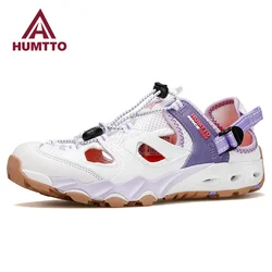 HUMTTO Hiking Shoes for Women Outdoor Summer Water Sneakers Trekking Barefoot Shoes Womens Breathable Quick Drying Beach Sandals