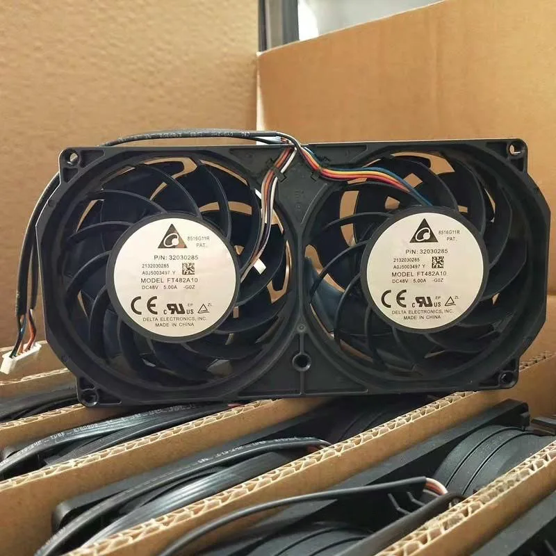 NEW For Delta FT482A10 48V 5A Dual-Motor Cabinet Violence Cooling Fan