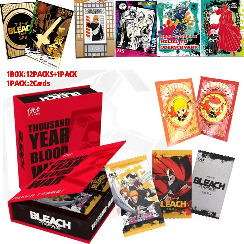 Tarjeta de Bleach Millennium Blood War, juego de personajes de Anime, Colección SGA SCP, juguetes de regalo, 2023