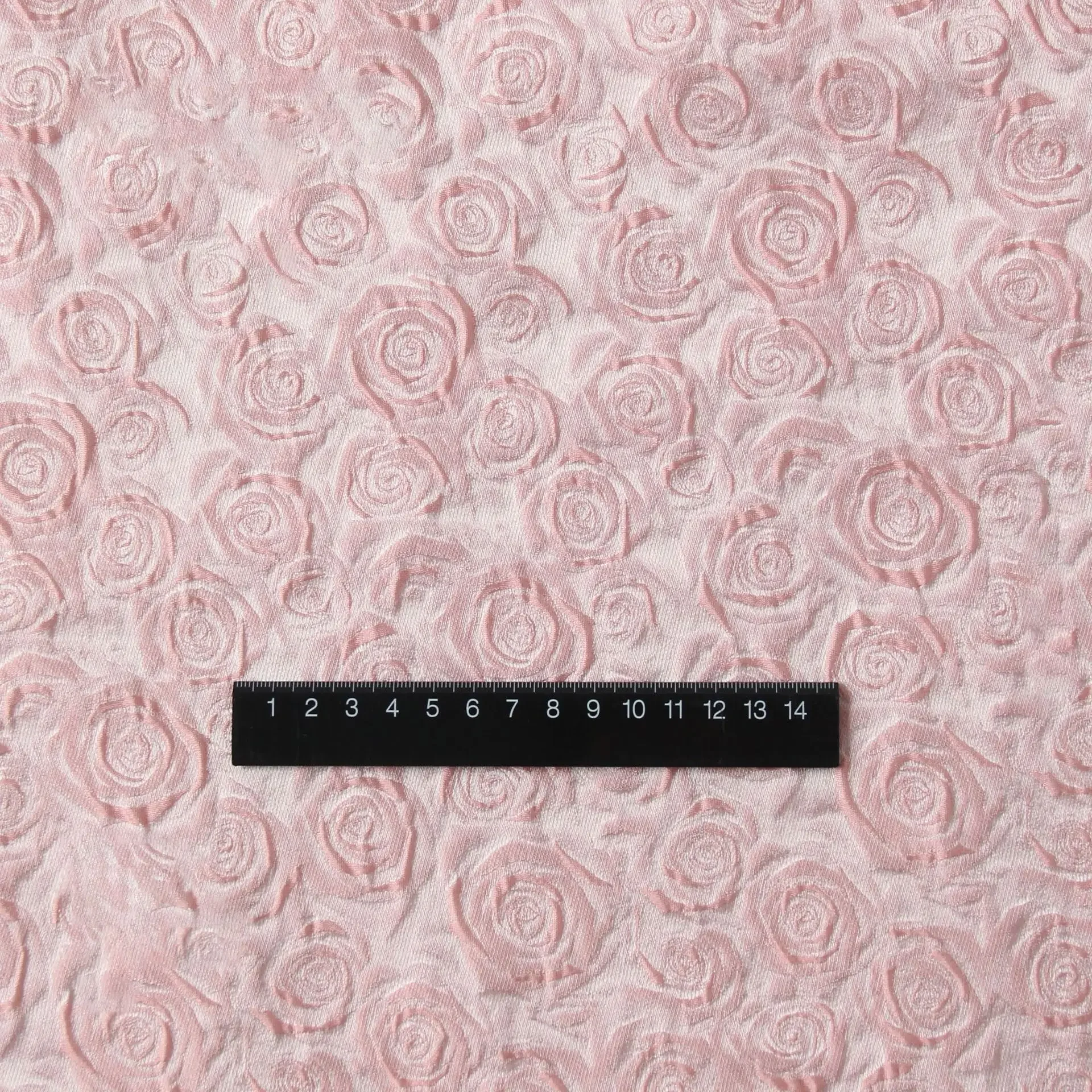 3D Rose Satin Gloss Jacquard Fabric Dress Suit Cheongsam Sewing Designer Fabric