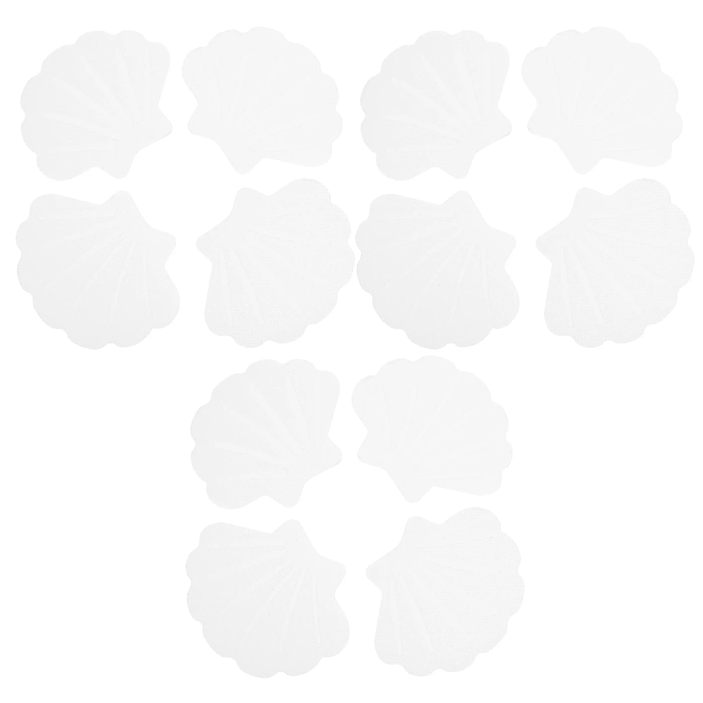 

12 Pcs Shell Bath Sticker Bathtub Mat Non Slip Shower Floor Stickers Anti-skid Strip Non-skid Decal Bathroom Anti-slip
