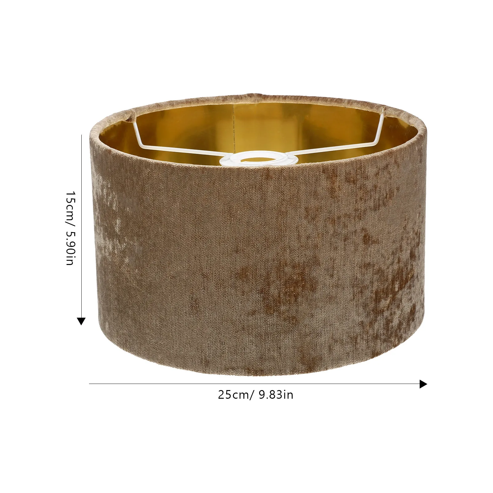 غطاء مصباح قماش معدني ضوء الناشر للمنزل مكتب غرفة نوم طاولة الدراسة الطابق لمبة مكتب ظلال استبدال الزخرفية