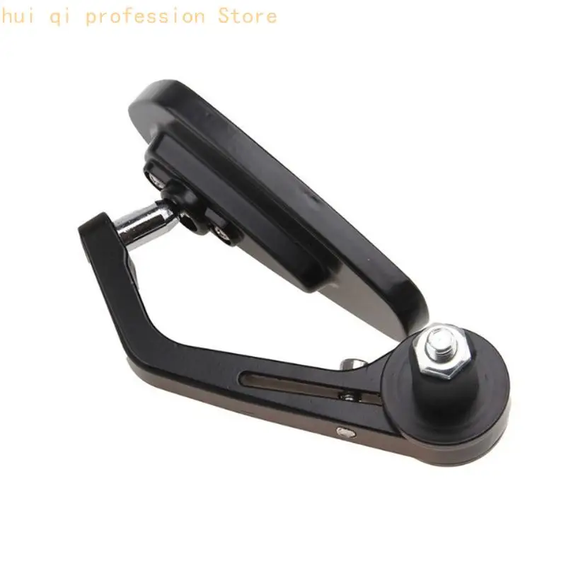 Kundenspezifisches Motorradspiegelpaar für 22 mm 7/8 Zoll-Lenker, Aluminium-Seitenspiegel mit verstellbaren gebogenen Armen und – Detail 10